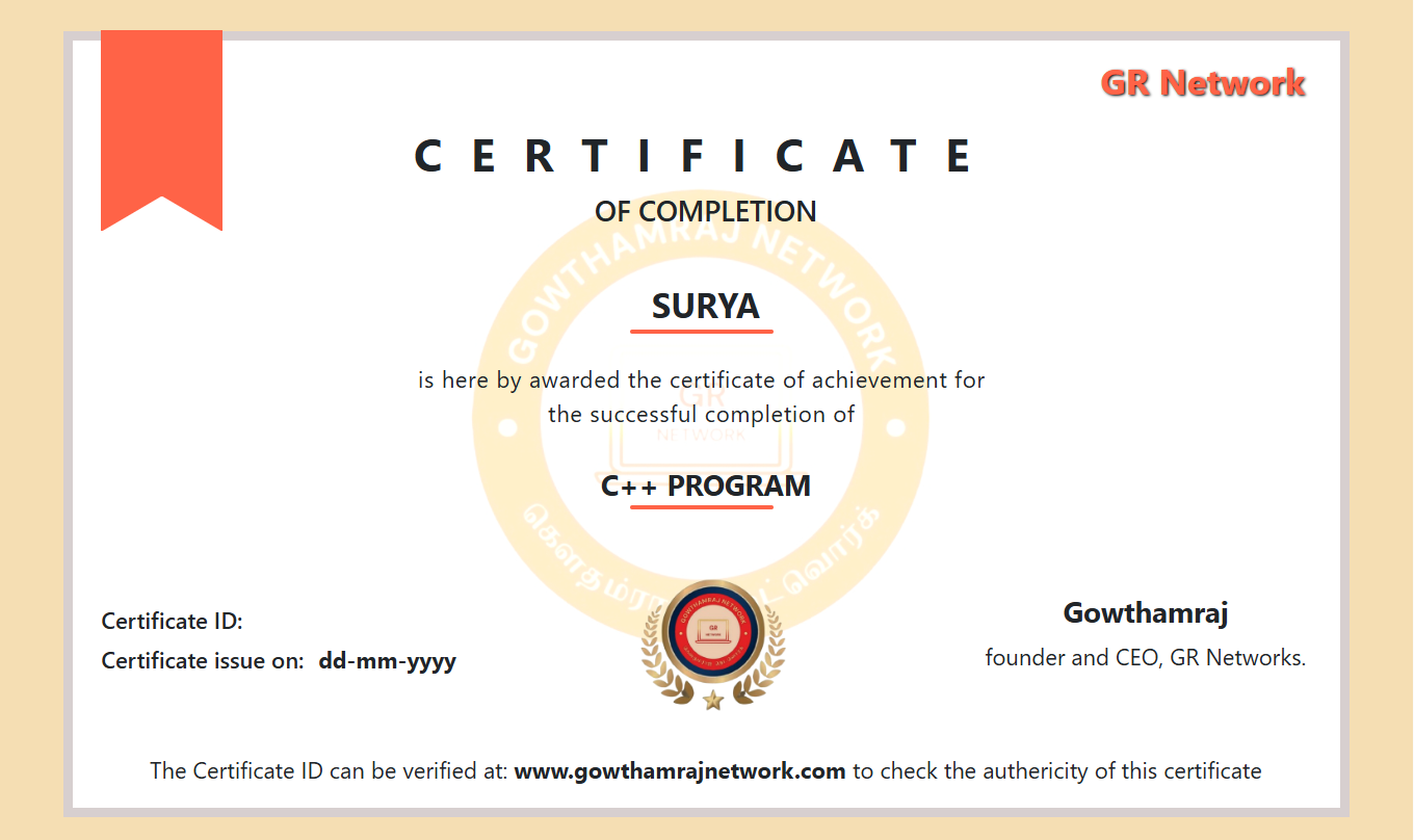 Illustration of C++ programming concepts and code on green background